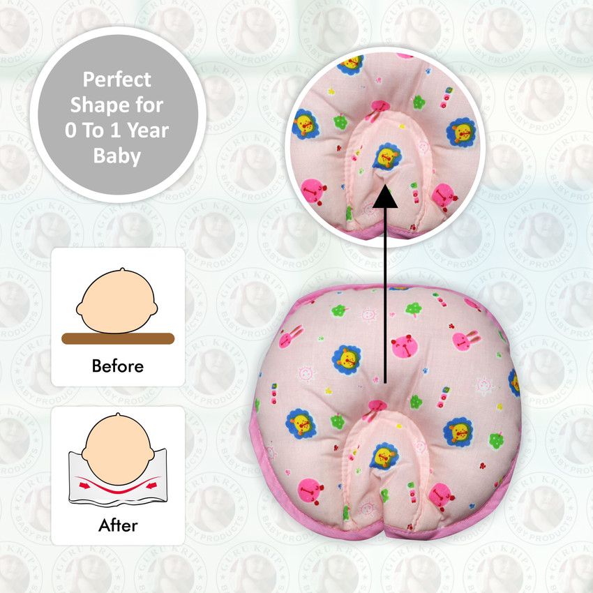 Baby top round pillow