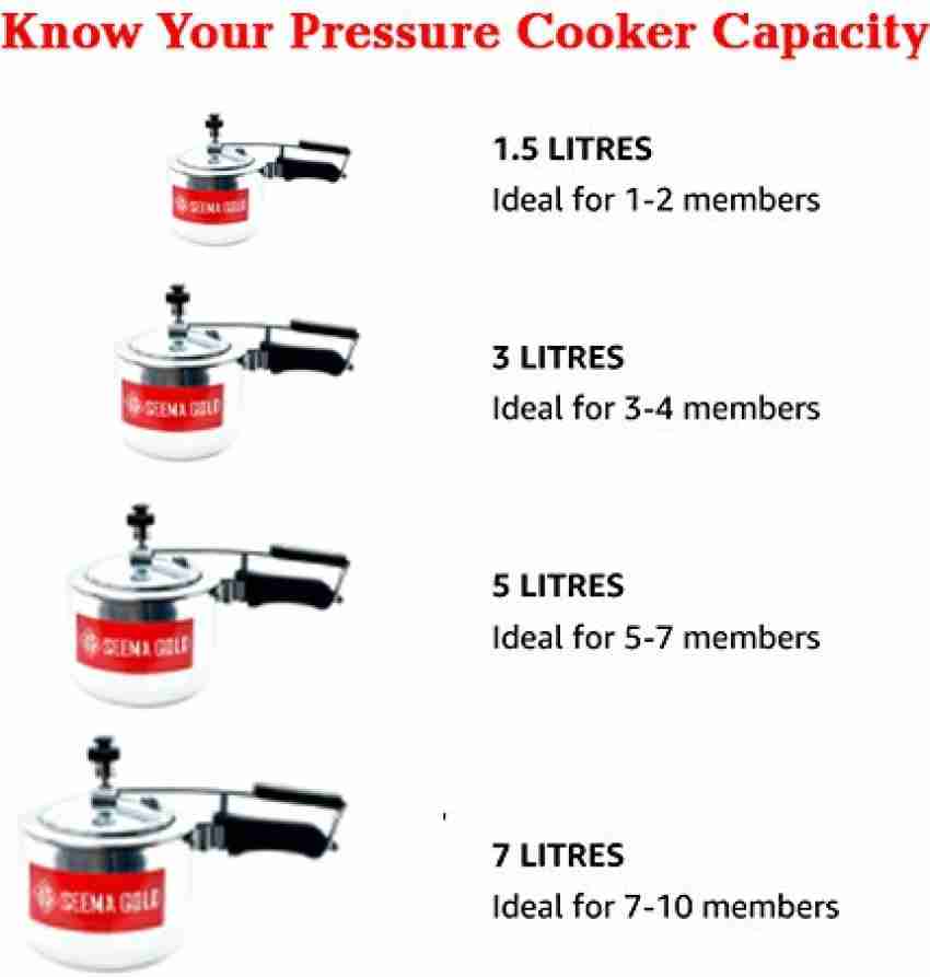 Pelican pressure cooker cheap 3 litre price