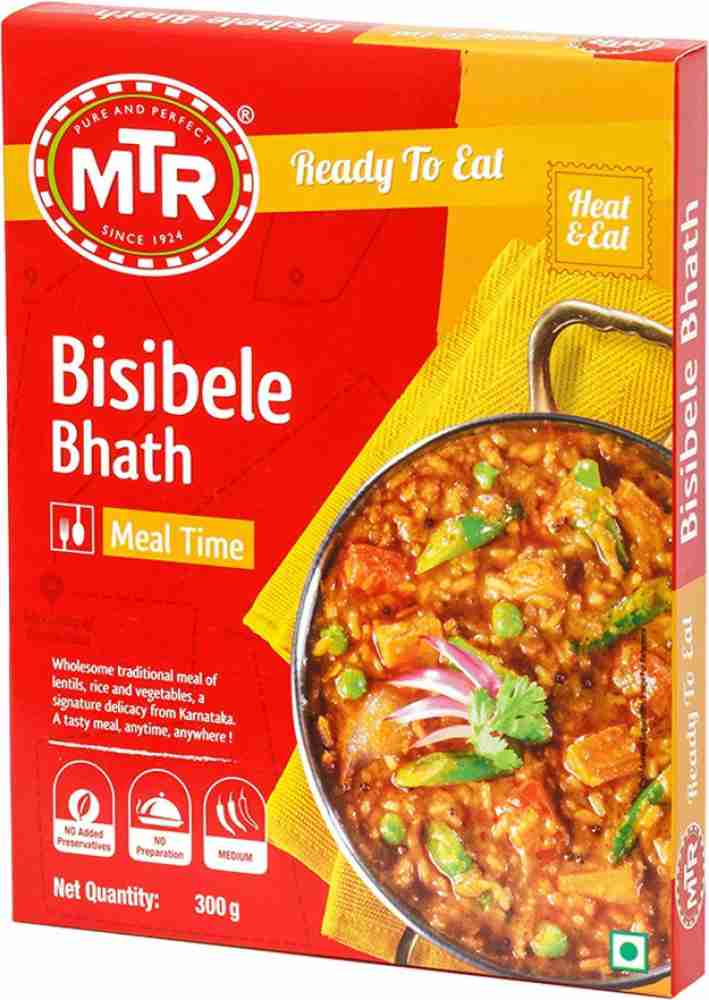 MTR Ready To Eat Bisibele Bhath 300 g Price in India - Buy MTR