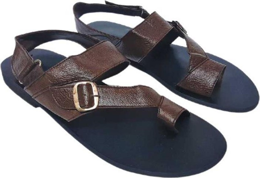 The Simple Chappal Men Brown Flats Buy The Simple Chappal Men