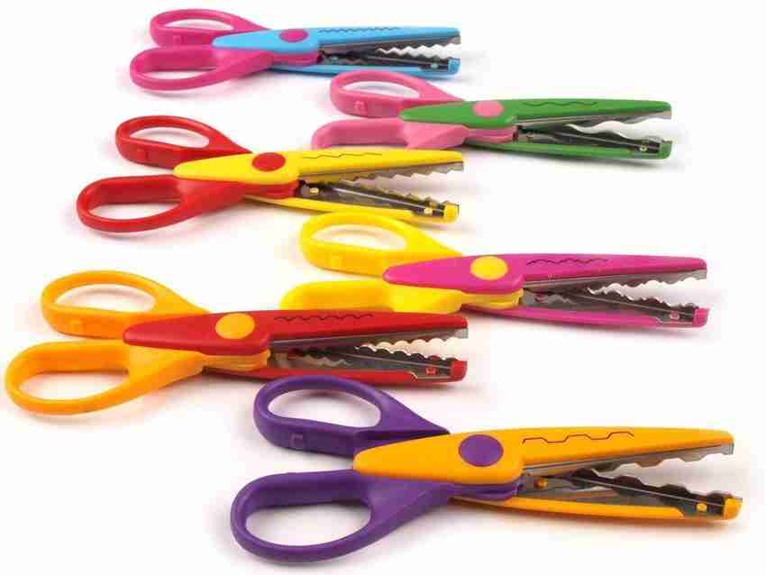 Flipkart Shopaholic Premium Set of 6 Zig Zag Scissors random