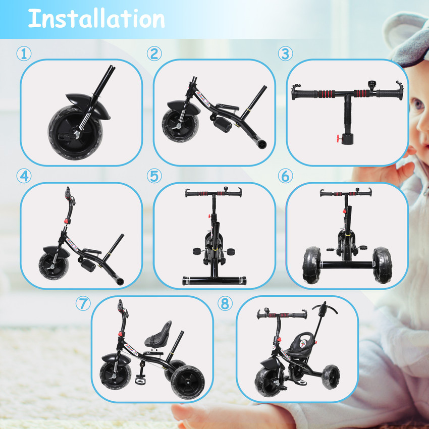 Besrey 7 in 1 tricycle top