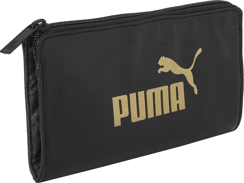 PUMA Women Casual Black Canvas Wallet Black Price in India Flipkart