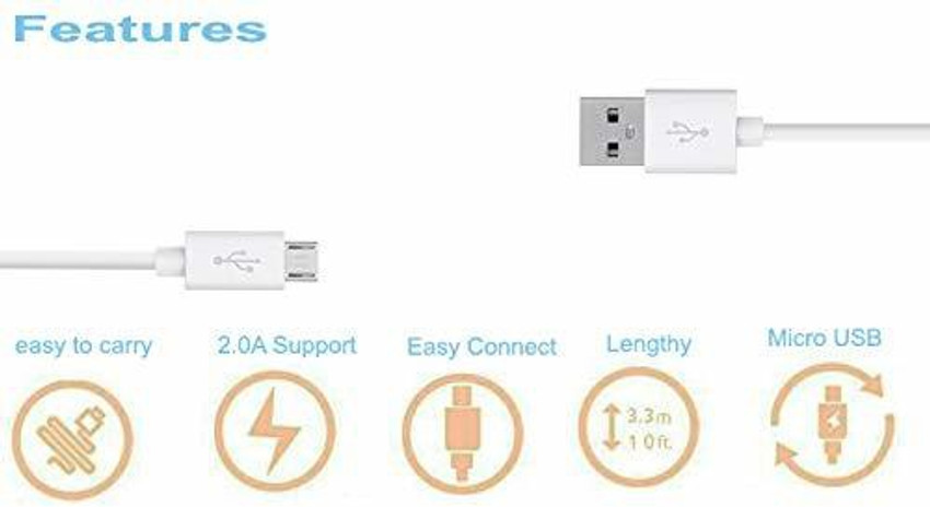 color del cable micro usb