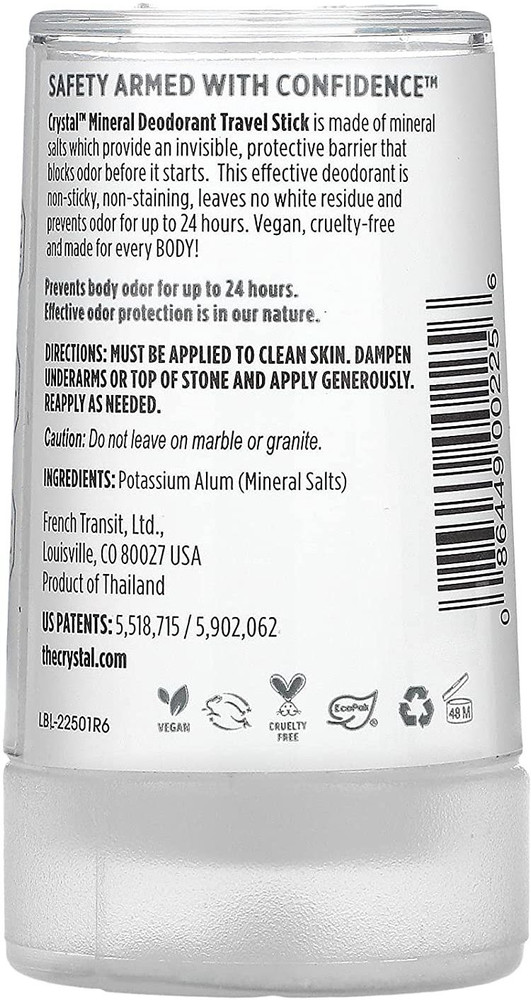 Crystal mineral deodorant clearance spray