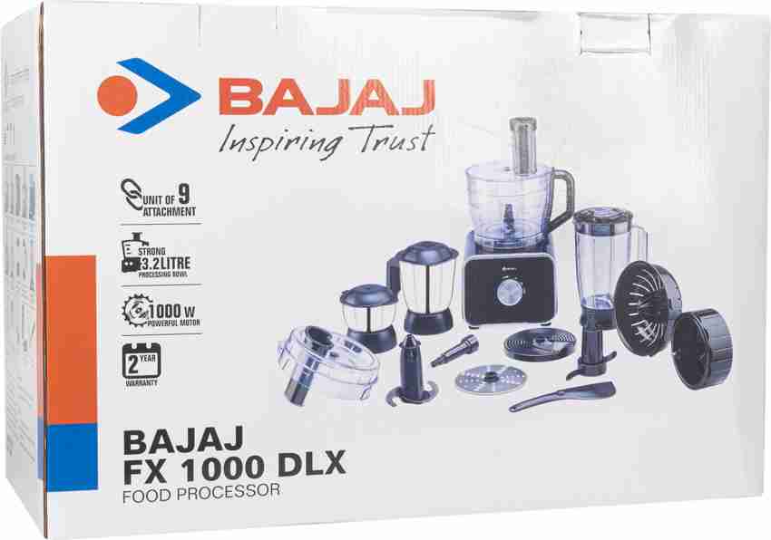 Bajaj 1000 deals watt food processor