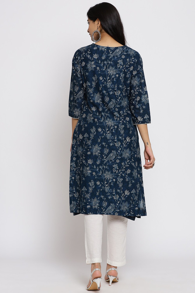 BIBA Women Printed Flared Kurta Buy BIBA Women Printed Flared