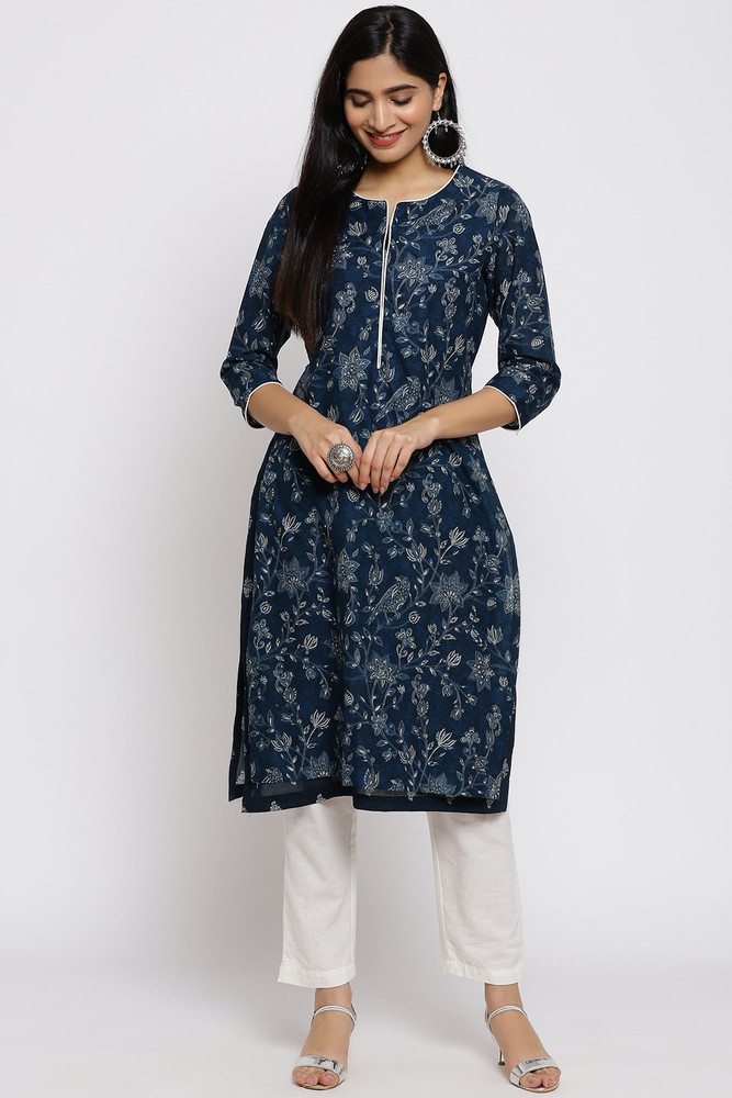 BIBA Women Printed Flared Kurta Buy BIBA Women Printed Flared