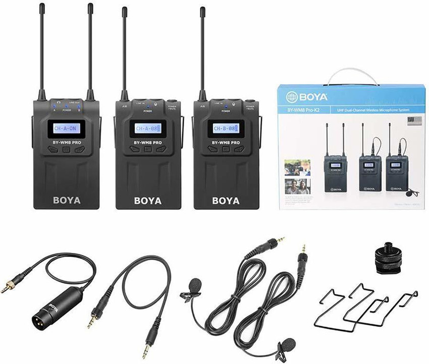 ワイヤレスマイク BOYA BY-WM8 PRO K2 おまけ有り ワイヤレスマイク BOYA BY-WM8 PRO K2 おまけ有り