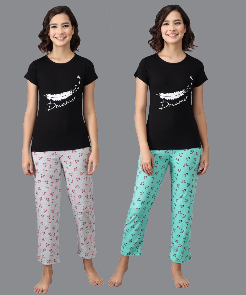 Pyjama sets nightwear discount flipkart