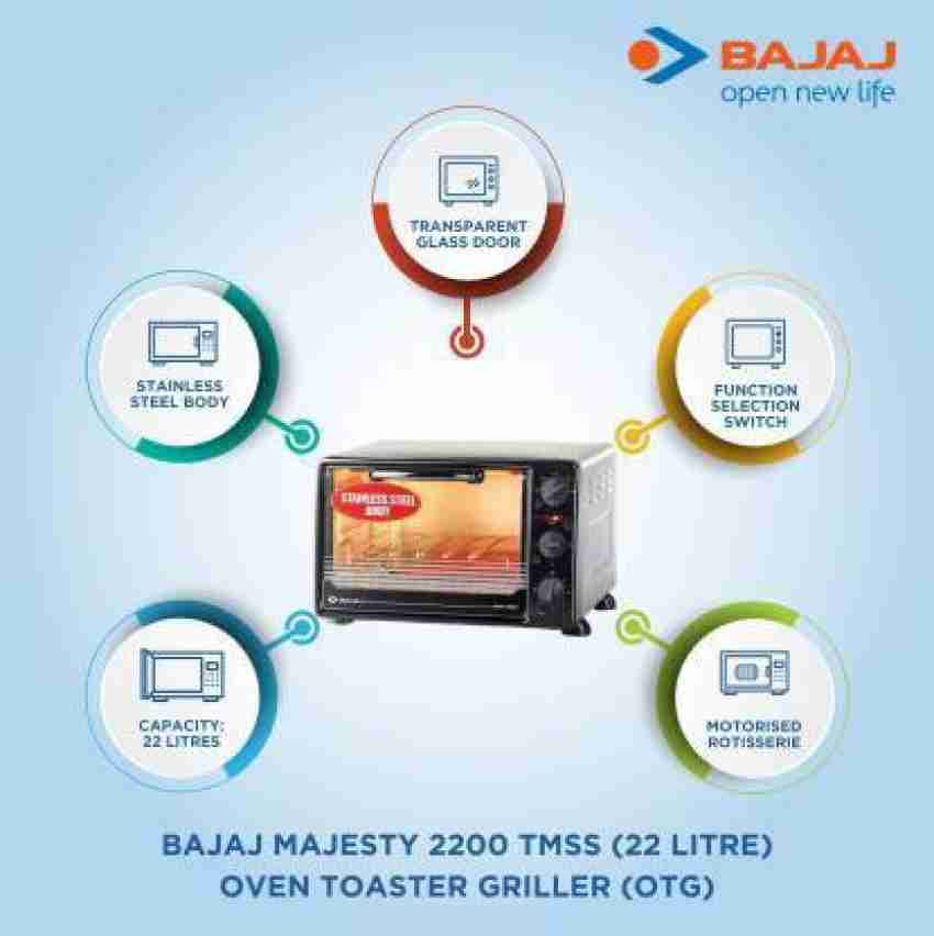 bajaj 2200 tmss 22 litre otg flipkart