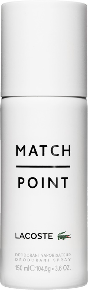 LACOSTE Point Deo Spray 150ml Body Spray - For Men - Price in India, Buy LACOSTE Match Point Deo Spray 150ml Body Spray - For Men Online In India, Reviews &