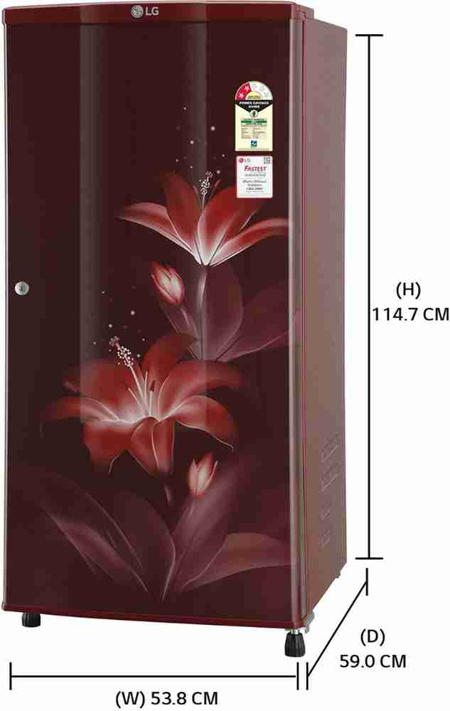 LG 185 L Direct Cool Single Door 2 Star Refrigerator Online at