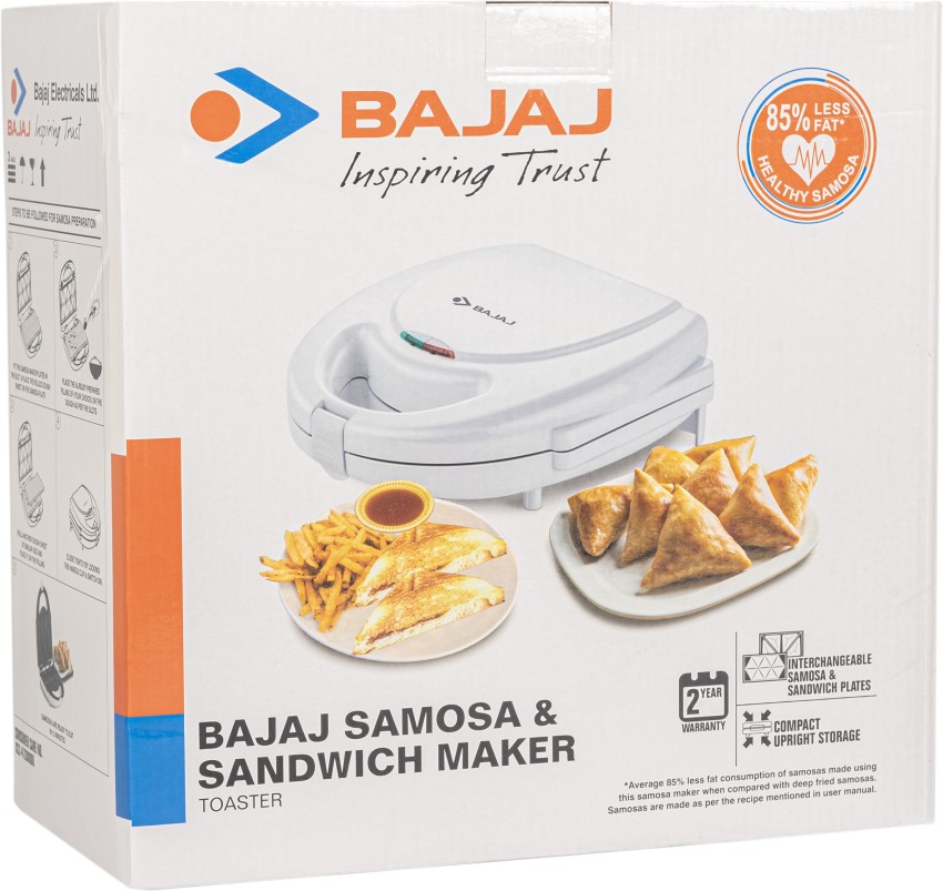 Samosa Maker Non-Stick Coated Cooking Plates Toastie Maker Grilled