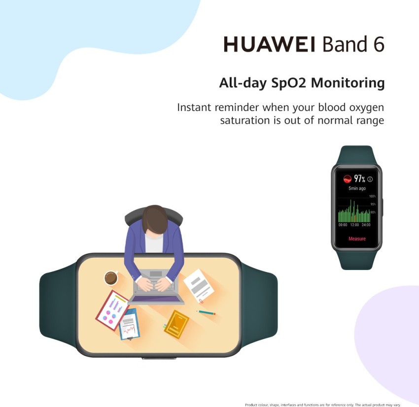  HUAWEI Band 6 Fitness Tracker Smartwatch for Men Women