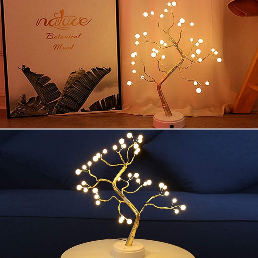 Auslese DIY 36 Pearls Led Artificial Bonsai Tree Light with Touch Switch  USB or Battery Powered for Bedroom Desktop Indoor Decoration Light (36 LED)  Table Lamp Price in India - Buy Auslese