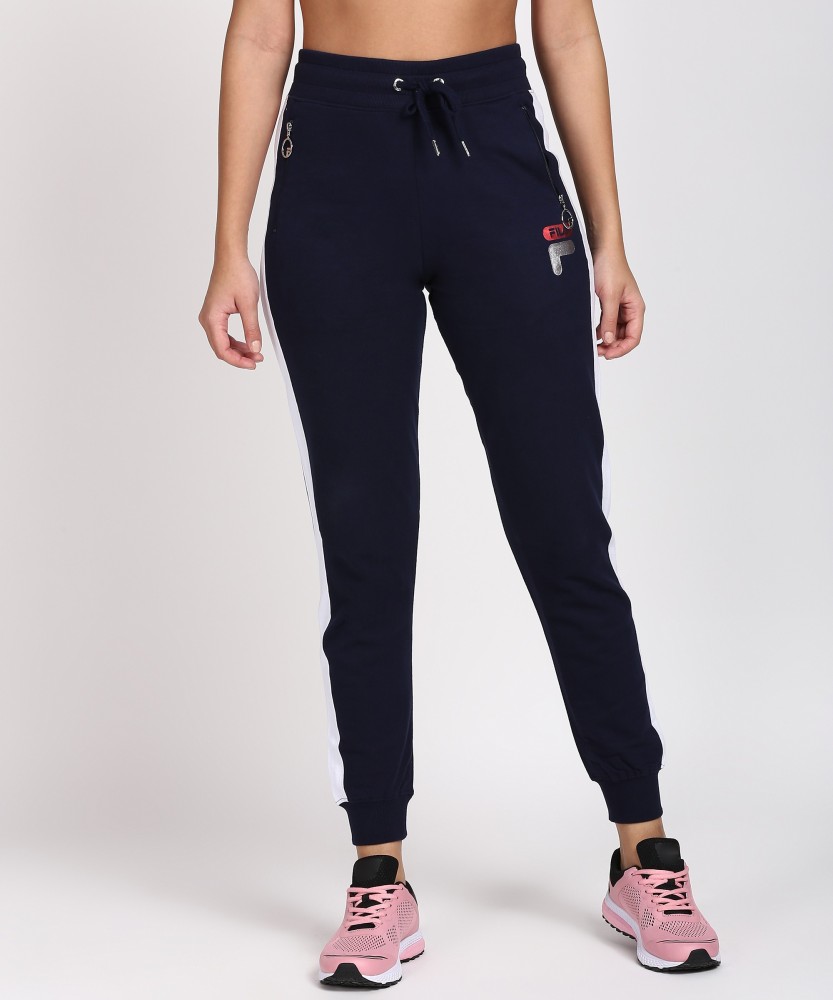 Buy FILA Women Navy Solid Velvet Finish Joggers  Track Pants for Women  2458414  Myntra