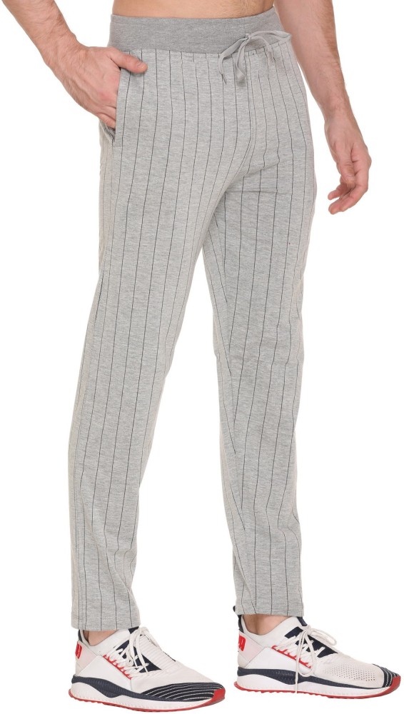 Buy Women Grey Regular Fit Stripe Casual Trousers Online  734825  Allen  Solly