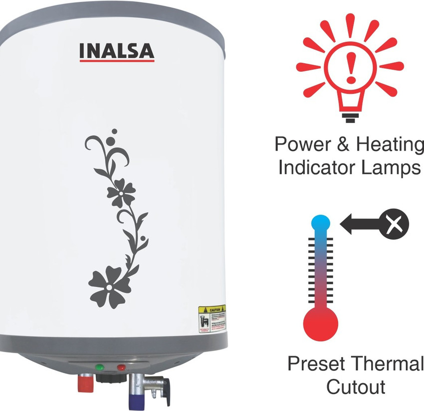 Inalsa 25 L Storage Water Geyser (Inalsa PSG 25 N Storage Water Heater,  White) Price in India - Buy Inalsa 25 L Storage Water Geyser (Inalsa PSG 25  N Storage Water Heater,