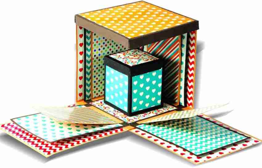 ToyKraftt Explosion Box Making Material Kit -Scrapbook Explosion