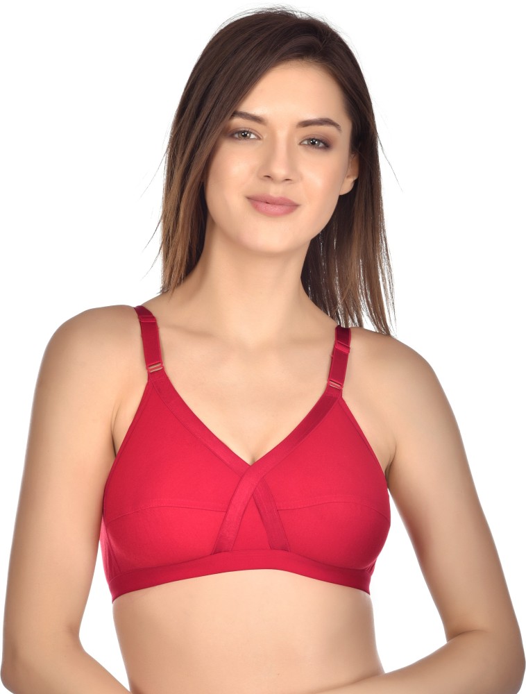 L Fashion Women's Cotton Non Padded Wired Regular Bra pack of 1