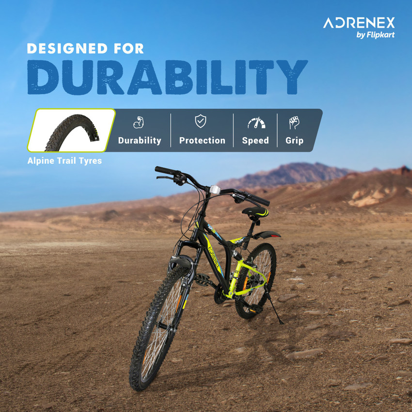 Adrenex by Flipkart Xplore XP 700 85 Assembled with Dual Suspension 26 T Mountain Cycle