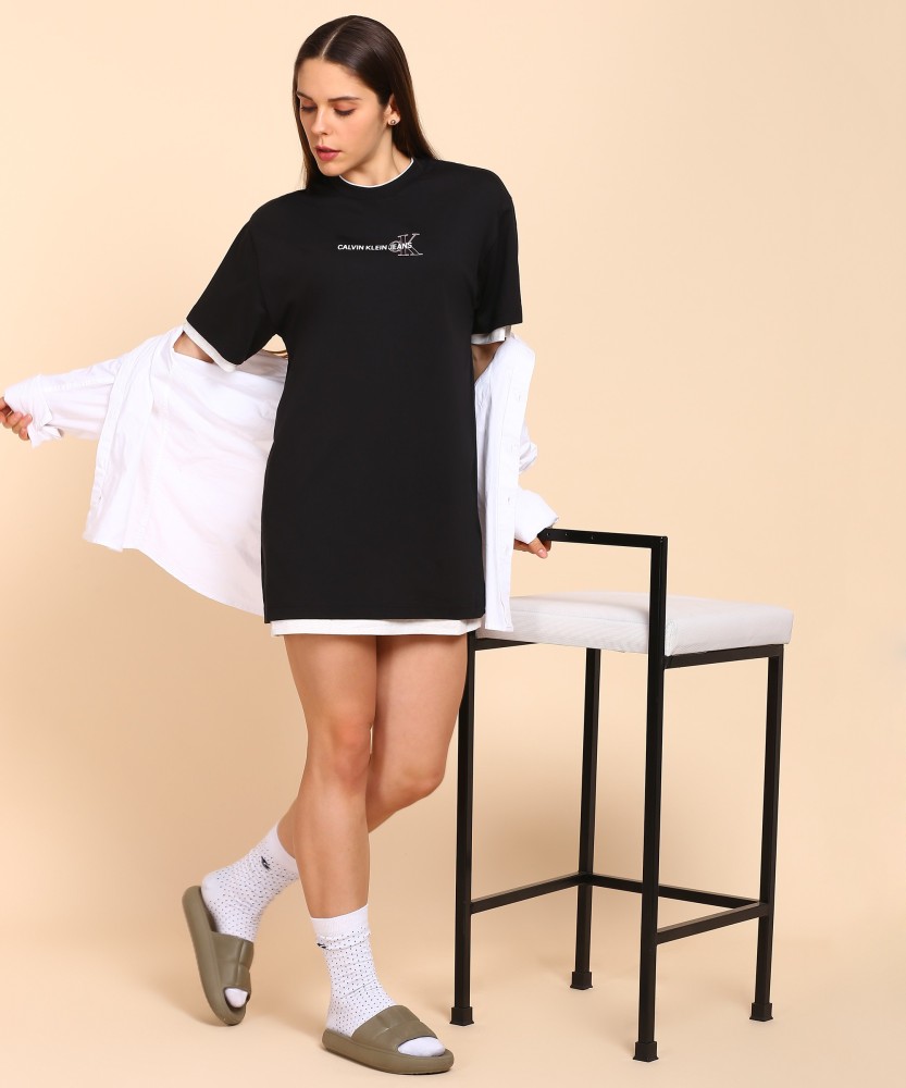 Calvin Klein Jeans Women T Shirt Multicolor Dress Buy Calvin Klein Jeans Women T Shirt Multicolor Dress Online at Best Prices in India Flipkart