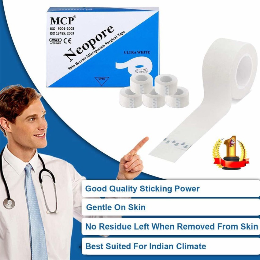 MCP Healthcare Neopore Surgical Paper Tape 2 Inch'' 6 rolls First Aid Tape  Price in India - Buy MCP Healthcare Neopore Surgical Paper Tape 2 Inch'' 6  rolls First Aid Tape online at