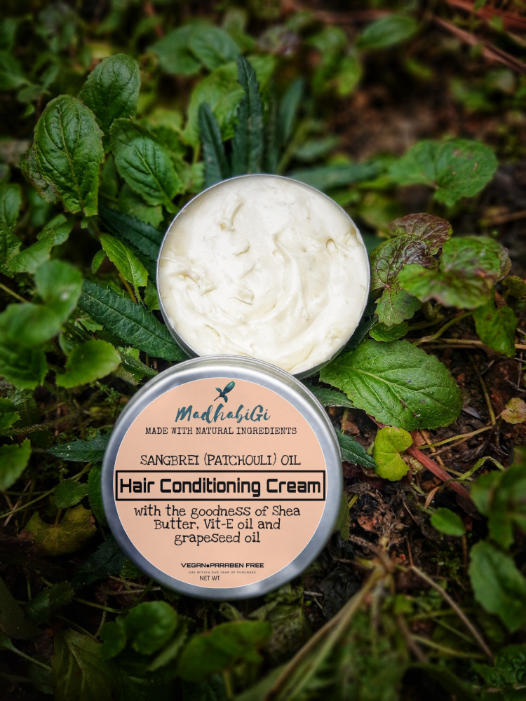 MadhabiGi Shangbrei Patchouli Shea Butter for Natural Hair