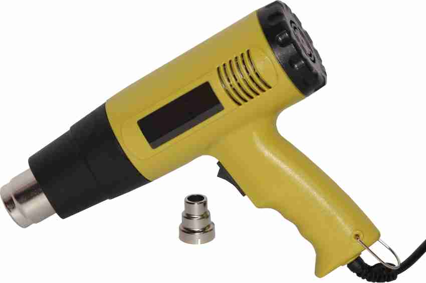 1500W 110V Heat Gun Hot Air Gun Dual-Temperature with 4 Nozzles Power Tools  Blue