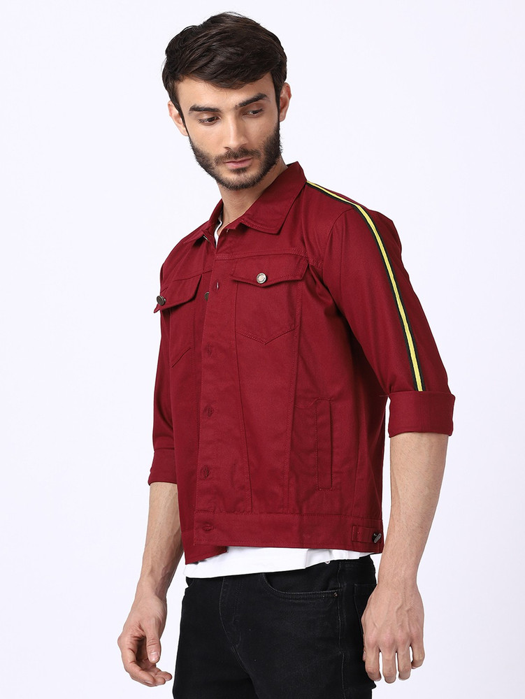 VOXATI Full Sleeve Dyed Ombre Men Denim Jacket Buy VOXATI Full