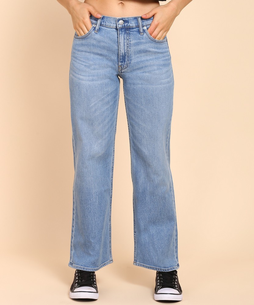 Calvin Klein Jeans Women's Round Mono Plaque Leather Belt 25mm - Black