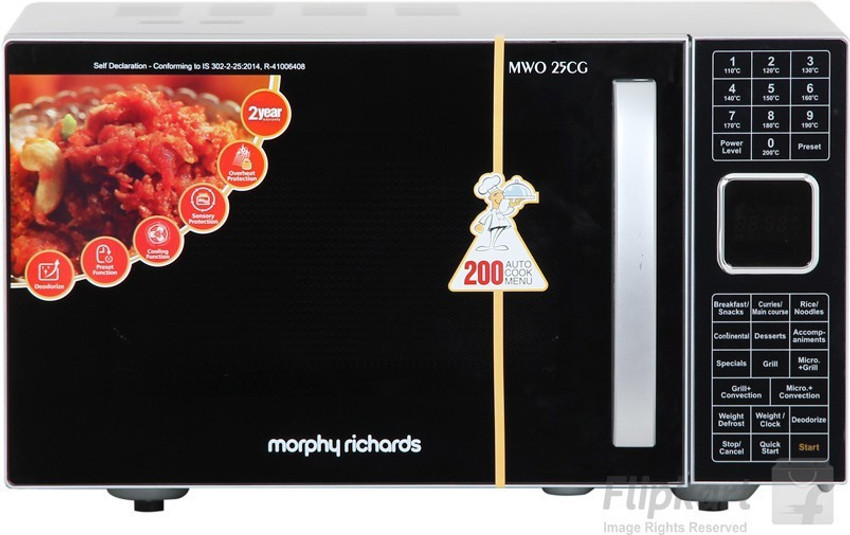 Morphy richards 25 l hot sale convection microwave