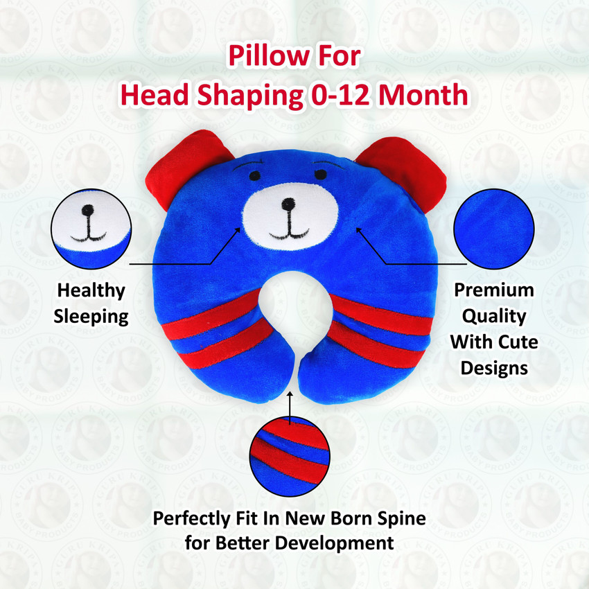 GURU KRIPA BABY PRODUCTS baby pillow baby pillow for new born 0 12 months pillow for baby pillow for new born baby head baby pillow for baby head new born baby pillow new born baby pillow for head sha...