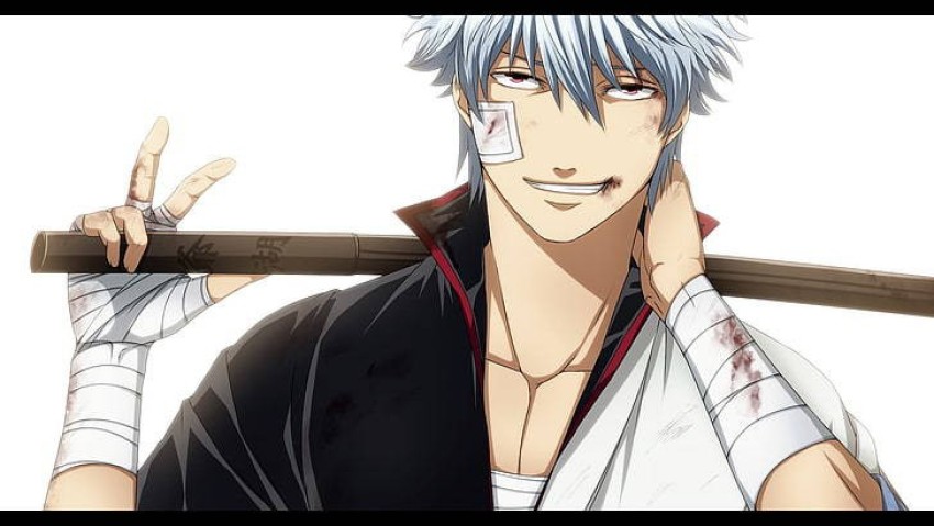 Gintama Sakata Gintoki Anime Sticker - Free Digital PNG Stickers