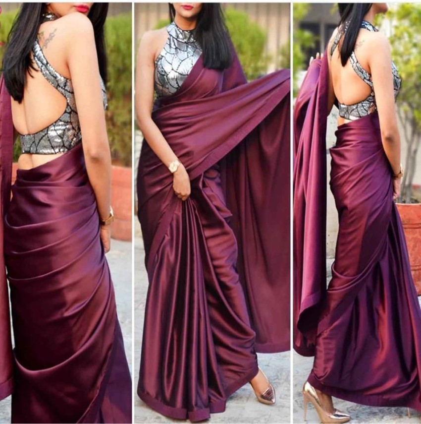 Buy Plain Sarees Online | Designer Plain Saris Collection - Cbazaar
