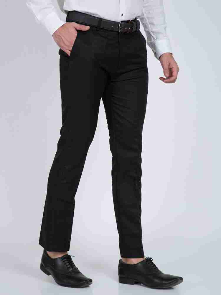 CYPHUS Regular Fit Men Black Trousers Buy CYPHUS Regular Fit Men