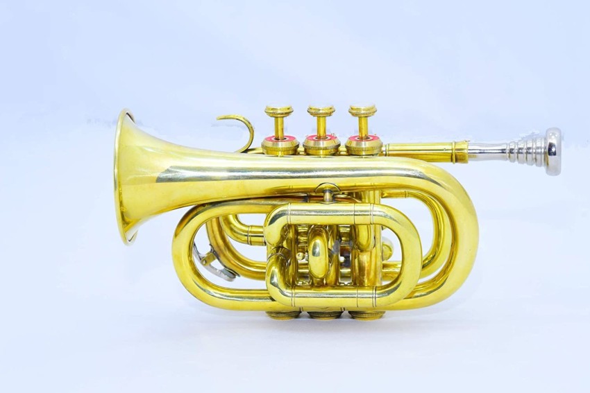 KANHA HUB MK Musicals Brasswind Pocket Trumpet Bb Trumpet Price in India -  Buy KANHA HUB MK Musicals Brasswind Pocket Trumpet Bb Trumpet online at