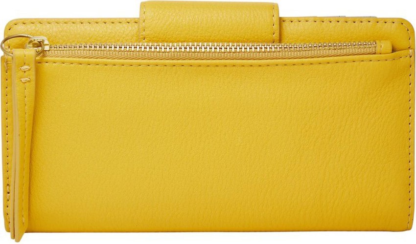 Yellow cheap fossil purse