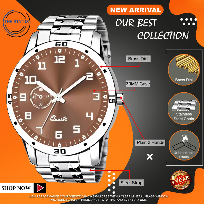 For Men Stylish Look new sporty Design Set of 3 analog watches for