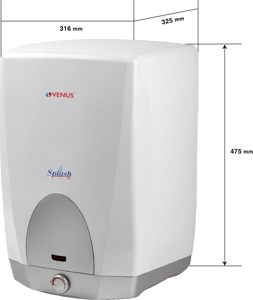 Venus 15 L Storage Water Geyser (Splash 15GL, Silver Sparkle) Price in  India - Buy Venus 15 L Storage Water Geyser (Splash 15GL, Silver Sparkle)  online at Flipkart.com