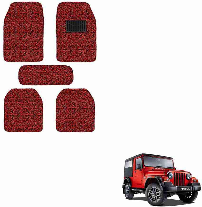 Red jeep wrangler floor clearance mats