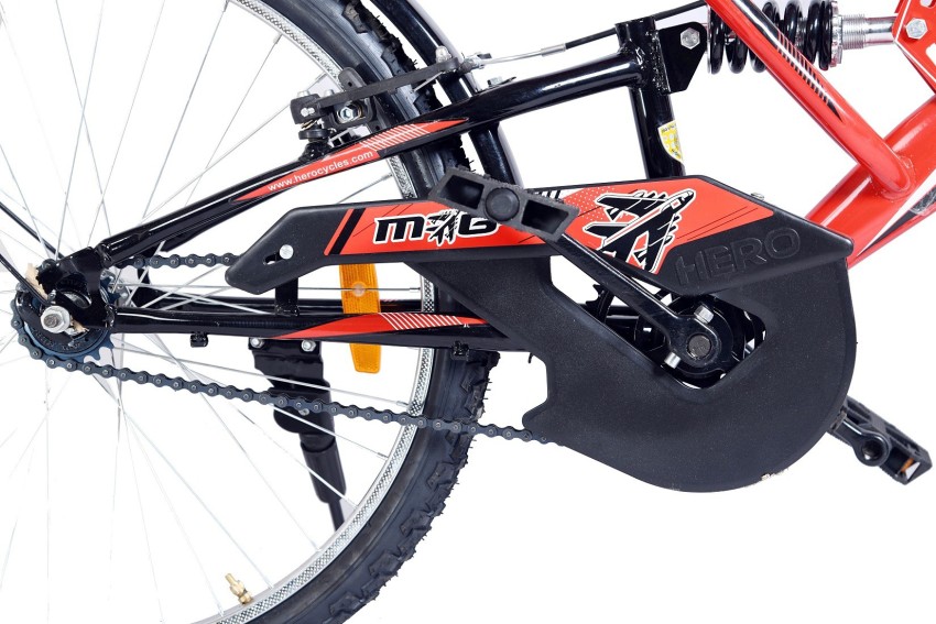 Hero mig discount cycle red colour