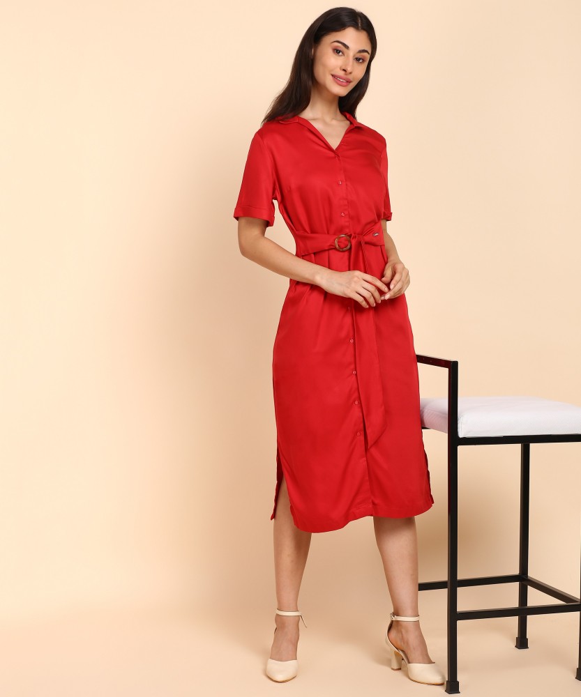 Van heusen 2024 red dress