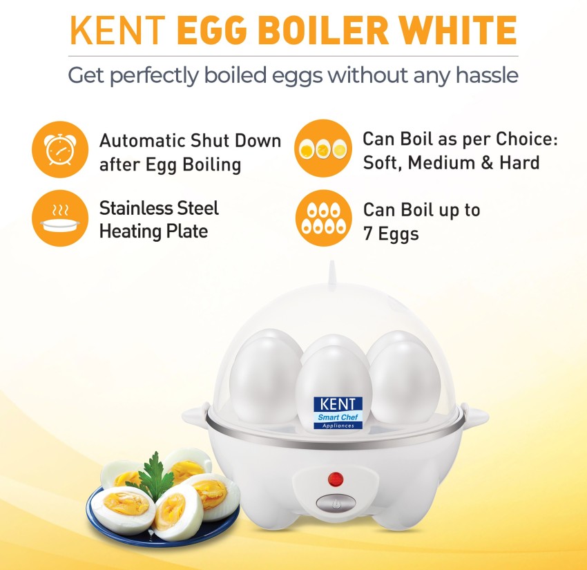 Boil Up To 7 Eggs As Per Your Choice Easily with KENT Electric Egg