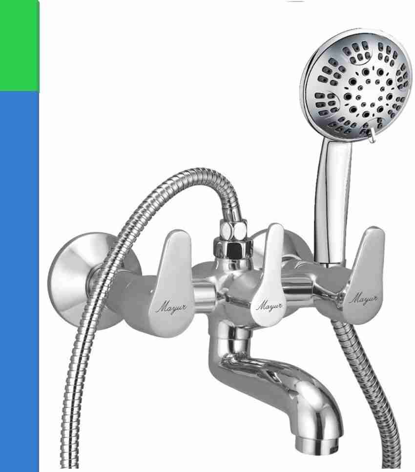 MAYUR ÖCICH WALL MIXER-TELEPHONIC (HEAVY DUTY) WITH MULTI FLOW HAND SHOWER  SET (CLICK SOUND WATER DIVERSION CARTRIDGE) [JAQUAR WALL MIXER SET VIGNETTE  MODEL] Mixer Faucet Price in India - Buy MAYUR ÖCICH