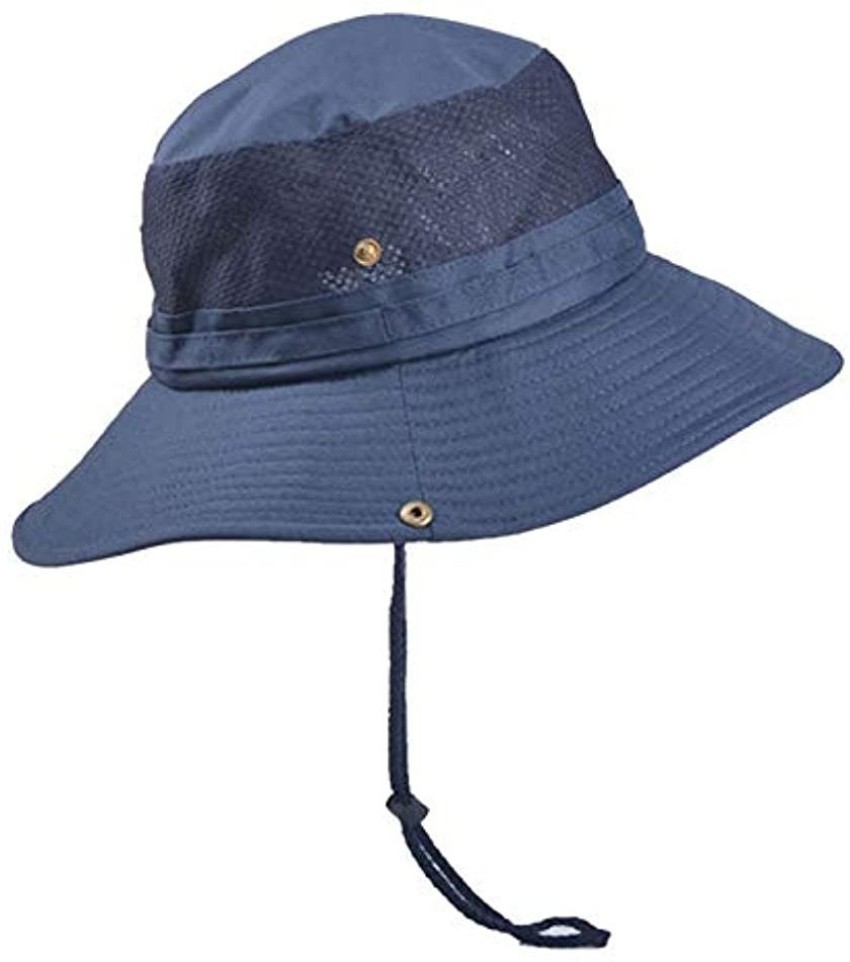 Wide Brim Sun Hats with Hat Clip Waterproof & Breathable Men Sun