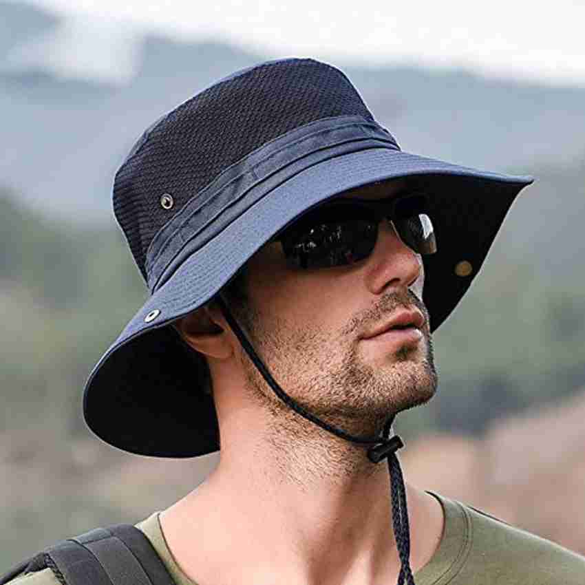 gustave Mens Sun Hat Wide Brim Summer Sun Cap UV Protection