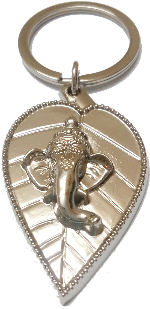 Silver best sale ganesha keychain