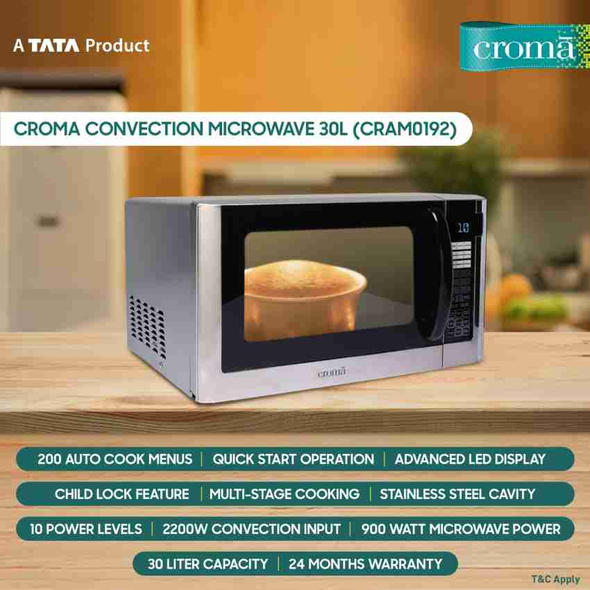 croma 30 litre microwave